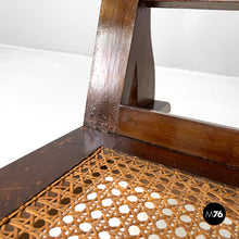 画像をギャラリービューアに読み込む, Wood and Vienna straw armchair, early 1900s