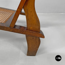 画像をギャラリービューアに読み込む, Wood and Vienna straw armchair, early 1900s