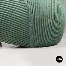 Load image into Gallery viewer, Green fabric armchair and pouf Femina Body by Annie Hiéronimus for Ligne Roset, 1990s