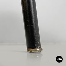 Load image into Gallery viewer, Armchair in zebra fabric and black metal, 1970s