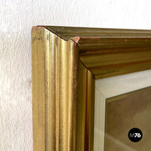 画像をギャラリービューアに読み込む, Painting with donkeys in golden frame, 1960s