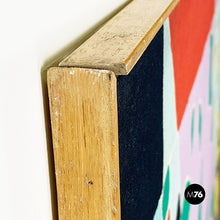 Load image into Gallery viewer, Abstract painting in colored fabric, 1980s