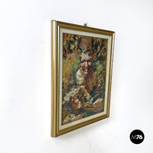 画像をギャラリービューアに読み込む, Portrait painting with golden frame, 1960s