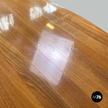 画像をギャラリービューアに読み込む, Round wooden dining table La Rotonda by Mario Bellini for Cassina, 1980s