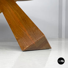 画像をギャラリービューアに読み込む, Round wooden dining table La Rotonda by Mario Bellini for Cassina, 1980s