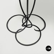 Load image into Gallery viewer, Pink lilac and yellow enamel wrought iron coffee table, 1950s