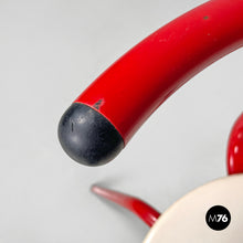 画像をギャラリービューアに読み込む, Red and white metal chair, 1980s