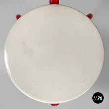 画像をギャラリービューアに読み込む, Red and white metal chair, 1980s