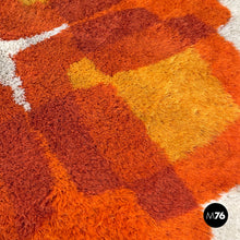 画像をギャラリービューアに読み込む, Round carpet Rya by Højer Eksport Wilton, 1970s