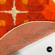 画像をギャラリービューアに読み込む, Round carpet Rya by Højer Eksport Wilton, 1970s