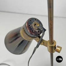 Carica l'immagine nel visualizzatore di Gallery, Brass and onyx table lamps LTA1 Sasso by Luigi Caccia Dominioni for Azucena, 1950