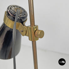 Carica l'immagine nel visualizzatore di Gallery, Brass and onyx table lamps LTA1 Sasso by Luigi Caccia Dominioni for Azucena, 1950