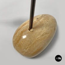 Carica l'immagine nel visualizzatore di Gallery, Brass and onyx table lamps LTA1 Sasso by Luigi Caccia Dominioni for Azucena, 1950