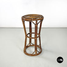 画像をギャラリービューアに読み込む, Rattan high stools, 1960s
