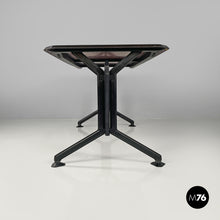 将图片加载到图库查看器,Black metal and laminate desk Arco by BBPR for Olivetti, 1960s