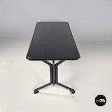 将图片加载到图库查看器,Black metal and laminate desk Arco by BBPR for Olivetti, 1960s