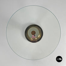 画像をギャラリービューアに読み込む, Coffee table in brass and glass by Luciano Frigerio for Frigerio, 1980s