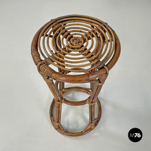 画像をギャラリービューアに読み込む, Rattan high stools, 1960s