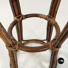 画像をギャラリービューアに読み込む, Rattan high stools, 1960s