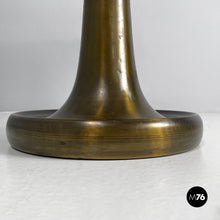 画像をギャラリービューアに読み込む, Coffee table in brass and glass by Luciano Frigerio for Frigerio, 1980s