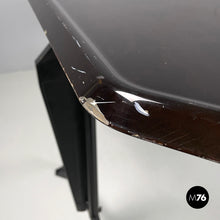 将图片加载到图库查看器,Black metal and laminate desk Arco by BBPR for Olivetti, 1960s