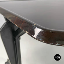 将图片加载到图库查看器,Black metal and laminate desk Arco by BBPR for Olivetti, 1960s