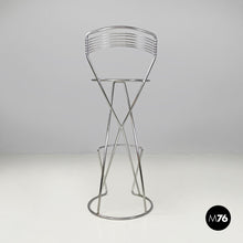 Load image into Gallery viewer, Chromed metal stool, 2000s