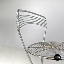 Load image into Gallery viewer, Chromed metal stool, 2000s