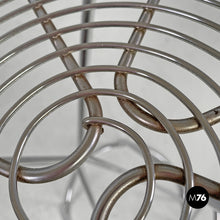 Load image into Gallery viewer, Chromed metal stool, 2000s