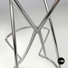 Load image into Gallery viewer, Chromed metal stool, 2000s