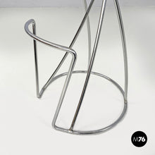 Load image into Gallery viewer, Chromed metal stool, 2000s