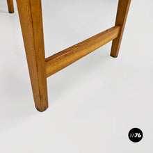 画像をギャラリービューアに読み込む, Light blue laminate and solid wood desk, with drawer, 1960s