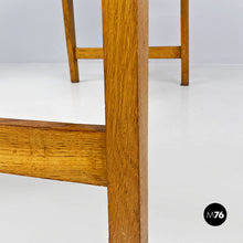 画像をギャラリービューアに読み込む, Light blue laminate and solid wood desk, with drawer, 1960s