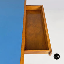 画像をギャラリービューアに読み込む, Light blue laminate and solid wood desk, with drawer, 1960s