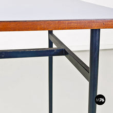 Load image into Gallery viewer, Small light blue laminate desk, 1960s