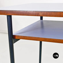 Load image into Gallery viewer, Small light blue laminate desk, 1960s