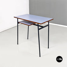 Load image into Gallery viewer, Small light blue laminate desk, 1960s