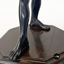 画像をギャラリービューアに読み込む, Ebonized wood Moor statue, end of 1800s