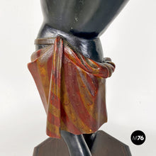 画像をギャラリービューアに読み込む, Ebonized wood Moor statue, end of 1800s