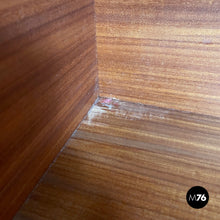 画像をギャラリービューアに読み込む, Wooden sideboard with brass handles, 1960s