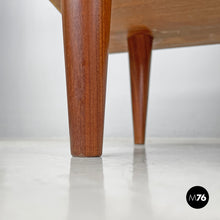 画像をギャラリービューアに読み込む, Wooden sideboard with brass handles, 1960s