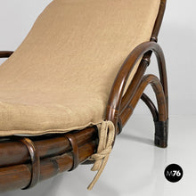 Charger l'image dans la galerie, Rattan chaise longue, 1980s