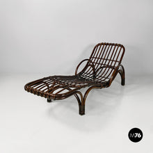 Charger l'image dans la galerie, Rattan chaise longue, 1980s