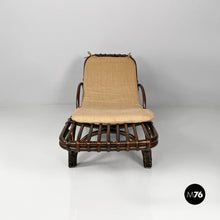 Charger l'image dans la galerie, Rattan chaise longue, 1980s