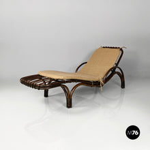Charger l'image dans la galerie, Rattan chaise longue, 1980s
