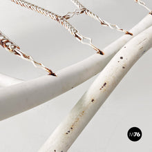 Carica l'immagine nel visualizzatore di Gallery, White iron garden deck-chair or chaise longue, 1960s