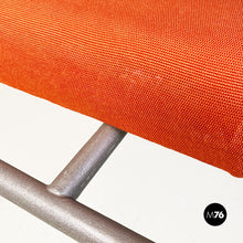 Load image into Gallery viewer, Metal and cotton Vienna chair by Rodney Kinsman for Bieffeplast, 1980s