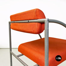 Load image into Gallery viewer, Metal and cotton Vienna chair by Rodney Kinsman for Bieffeplast, 1980s