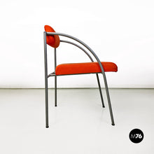 Load image into Gallery viewer, Metal and cotton Vienna chair by Rodney Kinsman for Bieffeplast, 1980s