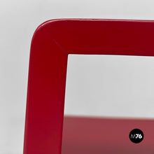 将图片加载到图库查看器,Burgundy wooden chair, 1980s